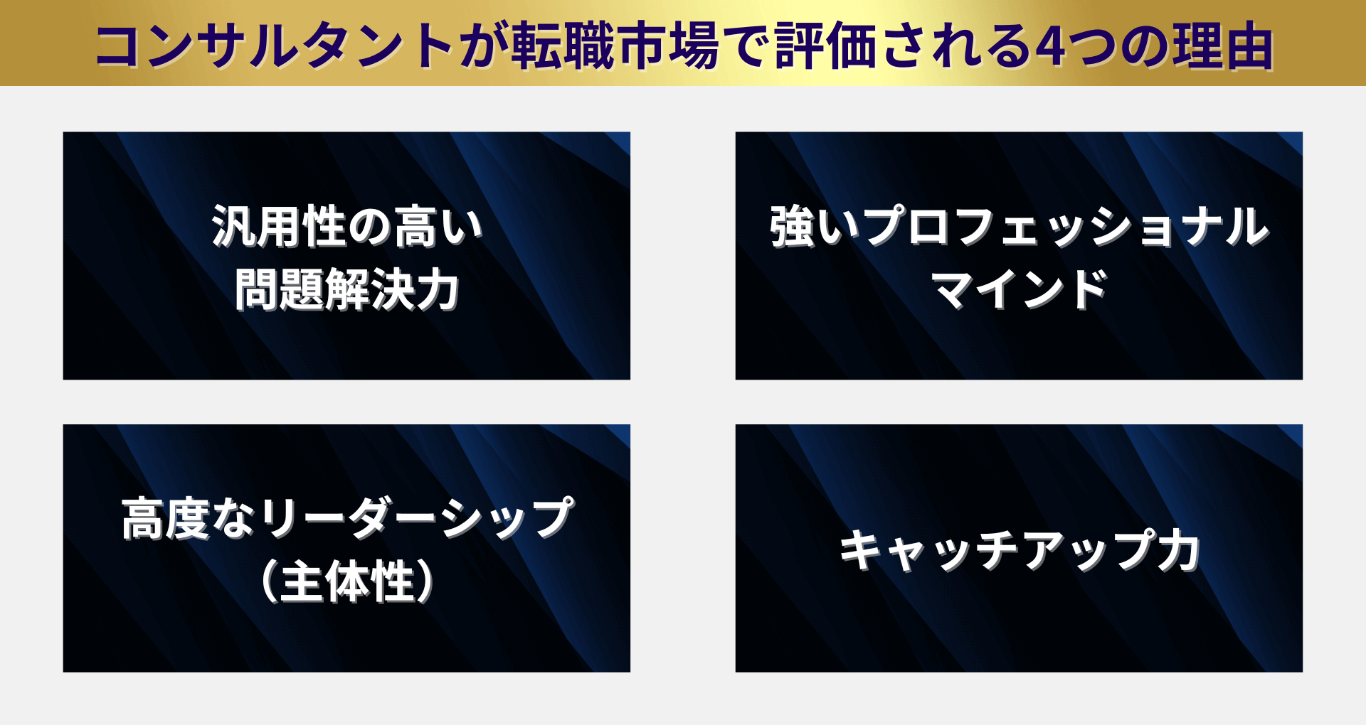 ポストコンサル人材が転職市場で評価される理由