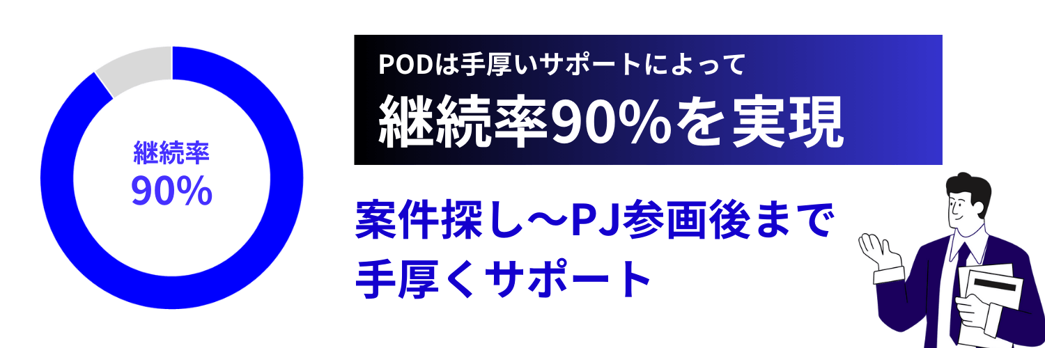 PODのフリーランスコンサルタントへの支援