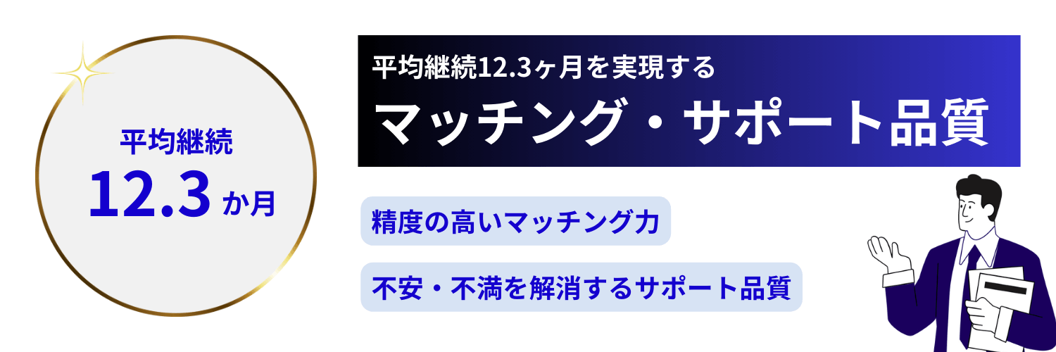 アビリティクラウドのマッチング・サポート品質